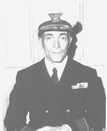 A photograph of Captain Claiborne Pell, USCGR